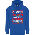 Christmas OCD Funny Xmas Childrens Kids Hoodie Royal Blue