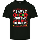 Christmas OCD Funny Xmas Kids T-Shirt Childrens Black