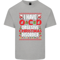 Christmas OCD Funny Xmas Mens Cotton T-Shirt Tee Top Sports Grey