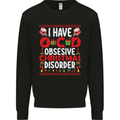 Christmas OCD Funny Xmas Mens Sweatshirt Jumper Black