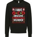 Christmas OCD Funny Xmas Mens Sweatshirt Jumper Black