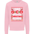 Christmas OCD Funny Xmas Mens Sweatshirt Jumper Light Pink