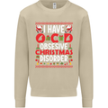 Christmas OCD Funny Xmas Mens Sweatshirt Jumper Sand