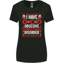 Christmas OCD Funny Xmas Womens Wider Cut T-Shirt Black