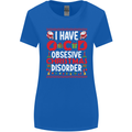 Christmas OCD Funny Xmas Womens Wider Cut T-Shirt Royal Blue