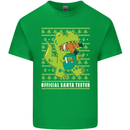 Christmas Official Santa T-Rex Dinosaur Kids T-Shirt Childrens Irish Green