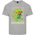 Christmas Official Santa T-Rex Dinosaur Mens Cotton T-Shirt Tee Top Sports Grey