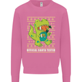 Christmas Official Santa T-Rex Dinosaur Mens Sweatshirt Jumper Azalea