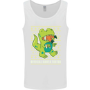 Christmas Official Santa T-Rex Dinosaur Mens Vest Tank Top White