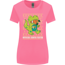 Christmas Official Santa T-Rex Dinosaur Womens Wider Cut T-Shirt Azalea