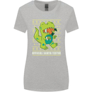 Christmas Official Santa T-Rex Dinosaur Womens Wider Cut T-Shirt Sports Grey