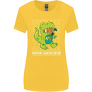 Christmas Official Santa T-Rex Dinosaur Womens Wider Cut T-Shirt Yellow