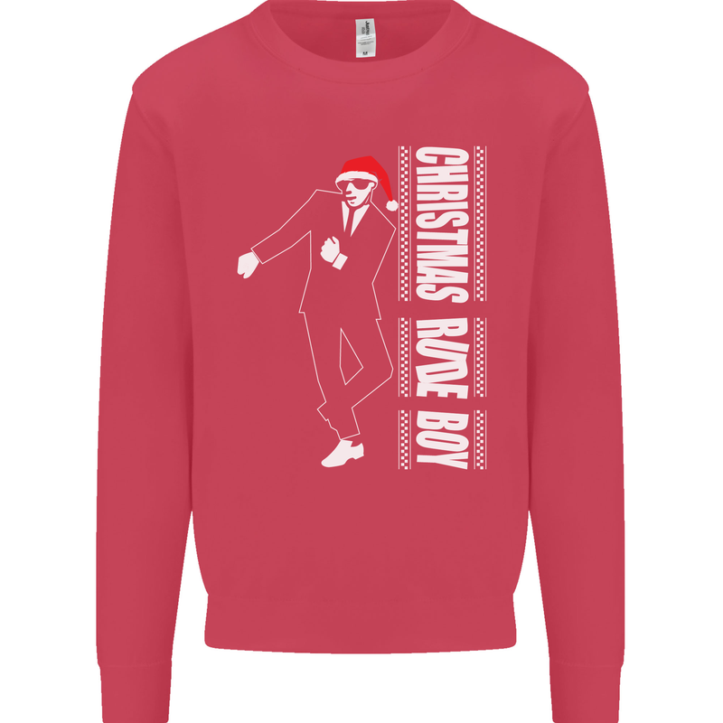 Christmas Original Rude Boy 2Tone 2 Tone Kids Sweatshirt Jumper Heliconia