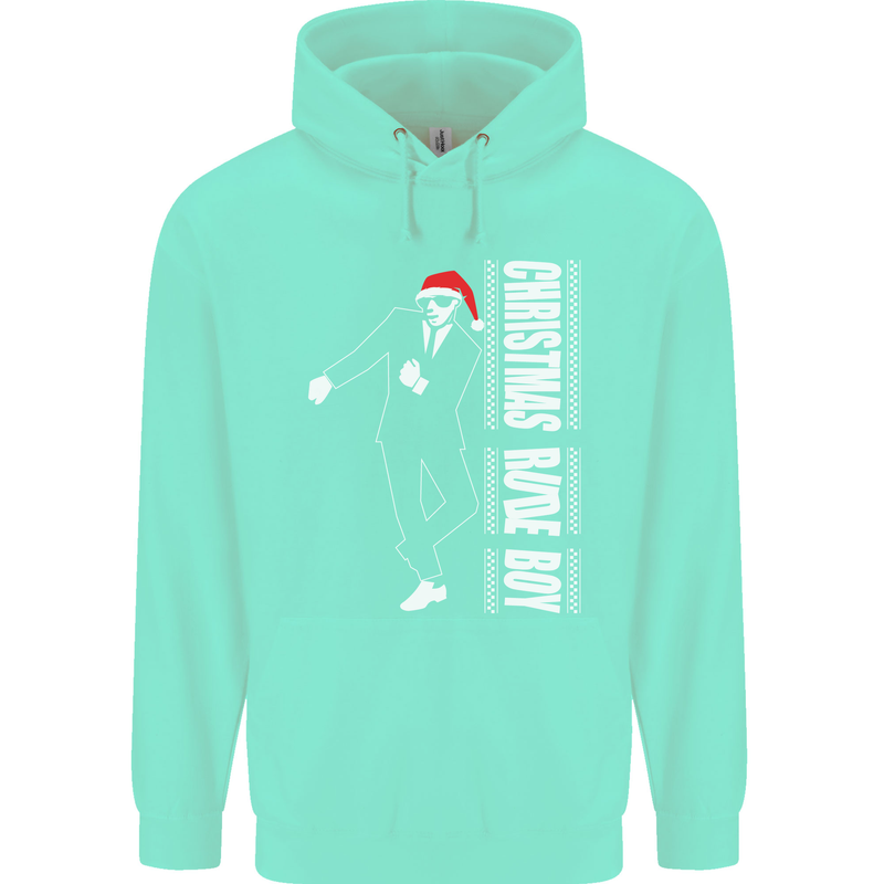 Christmas Original Rude Boy 2Tone 2 Tone Mens 80% Cotton Hoodie Peppermint