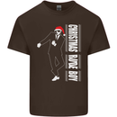 Christmas Original Rude Boy 2Tone 2 Tone Mens Cotton T-Shirt Tee Top Dark Chocolate