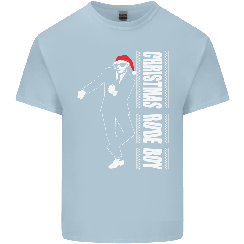 Christmas Original Rude Boy 2Tone 2 Tone Mens Cotton T-Shirt Tee Top Light Blue