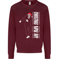 Christmas Original Rude Boy 2Tone 2 Tone Mens Sweatshirt Jumper Maroon