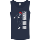 Christmas Original Rude Boy 2Tone 2 Tone Mens Vest Tank Top Navy Blue