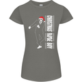 Christmas Original Rude Boy 2Tone 2 Tone Womens Petite Cut T-Shirt Charcoal