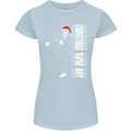 Christmas Original Rude Boy 2Tone 2 Tone Womens Petite Cut T-Shirt Light Blue