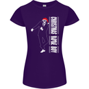 Christmas Original Rude Boy 2Tone 2 Tone Womens Petite Cut T-Shirt Purple
