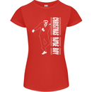 Christmas Original Rude Boy 2Tone 2 Tone Womens Petite Cut T-Shirt Red