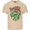 Christmas Papasaurus T-Rex Dinosaur Mens Cotton T-Shirt Tee Top Sand