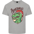 Christmas Papasaurus T-Rex Dinosaur Mens Cotton T-Shirt Tee Top Sports Grey