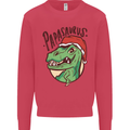 Christmas Papasaurus T-Rex Dinosaur Mens Sweatshirt Jumper Heliconia