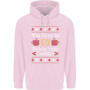 Christmas Programmer Here to Delete Cookies Childrens Kids Hoodie Light Pink