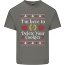 Christmas Programmer Here to Delete Cookies Kids T-Shirt Childrens Charcoal
