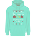 Christmas Programmer Here to Delete Cookies Mens 80% Cotton Hoodie Peppermint