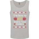 Christmas Programmer Here to Delete Cookies Mens Vest Tank Top Sports Grey