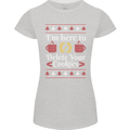 Christmas Programmer Here to Delete Cookies Womens Petite Cut T-Shirt Sports Grey