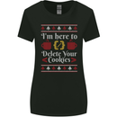 Christmas Programmer Here to Delete Cookies Womens Wider Cut T-Shirt Black