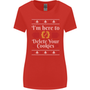 Christmas Programmer Here to Delete Cookies Womens Wider Cut T-Shirt Red
