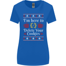 Christmas Programmer Here to Delete Cookies Womens Wider Cut T-Shirt Royal Blue