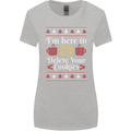 Christmas Programmer Here to Delete Cookies Womens Wider Cut T-Shirt Sports Grey