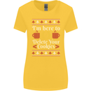 Christmas Programmer Here to Delete Cookies Womens Wider Cut T-Shirt Yellow