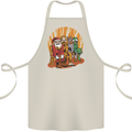 Christmas Santa Claus Bigfoot Unicorn Alien Cotton Apron 100% Organic Natural