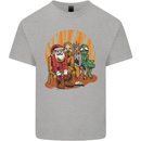 Christmas Santa Claus Bigfoot Unicorn Alien Kids T-Shirt Childrens Sports Grey