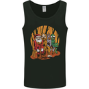 Christmas Santa Claus Bigfoot Unicorn Alien Mens Vest Tank Top Black