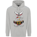 Christmas Santa Claus Fancy Dress Costume Childrens Kids Hoodie Sports Grey