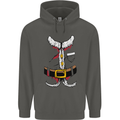 Christmas Santa Claus Fancy Dress Costume Childrens Kids Hoodie Storm Grey