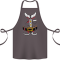 Christmas Santa Claus Fancy Dress Costume Cotton Apron 100% Organic Dark Grey