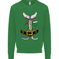 Christmas Santa Claus Fancy Dress Costume Kids Sweatshirt Jumper Irish Green