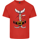 Christmas Santa Claus Fancy Dress Costume Kids T-Shirt Childrens Red