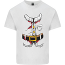 Christmas Santa Claus Fancy Dress Costume Kids T-Shirt Childrens White
