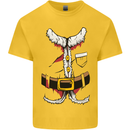 Christmas Santa Claus Fancy Dress Costume Kids T-Shirt Childrens Yellow