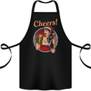 Christmas Sexy Santa Clause Xmas Cotton Apron 100% Organic Black